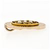 Image 5 : Antique 14K Yellow Gold Natural Pearl Hand Etched Detailed Twisted Wire Pendant