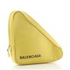 Image 1 : Balenciaga Triangle Pouch Leather Medium Yellow