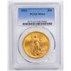 Image 1 : 1922 $20 Double Eagle Gold Coin PCGS MS63