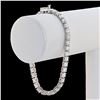 Image 3 : 13.11 ctw Diamond 18K White Gold Tennis Bracelet