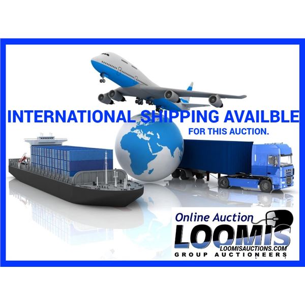 INTERNATIONAL SHIPPING AVBL FOR THIS AUCTION