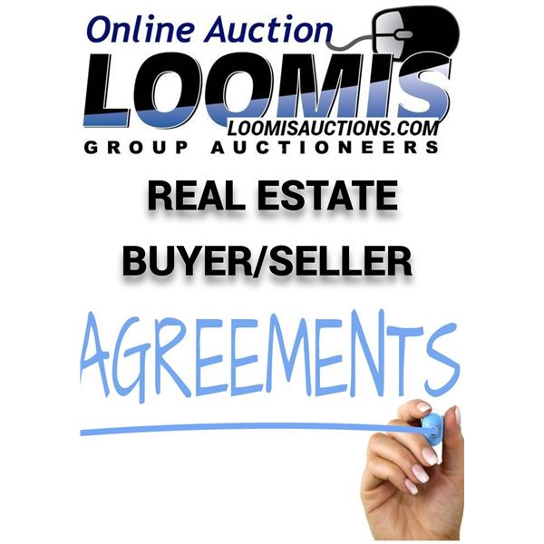 REAL ESTATE AGREEMENT / ADDITIONAL TERMS & CONDITIONS OF THE AUCTION