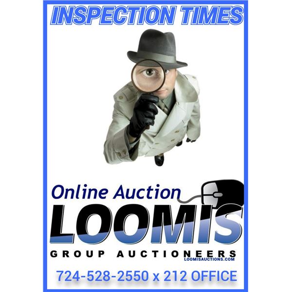 PICK UP/ INSPECTION/ PAY/ LOCATION