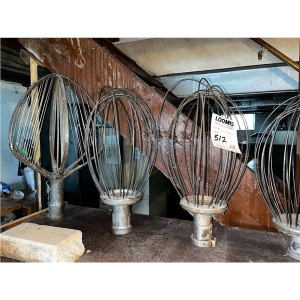 COMMERCIAL WHISK  MIXER HEADS