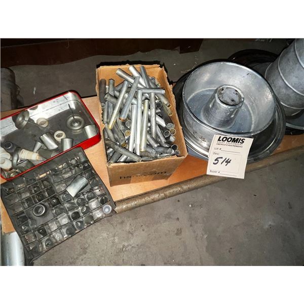 ASSORTED TINS AND DECORATIVE ITEMS