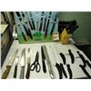 Image 1 : ASSORTED LOT OF KITCHEN KNIVES