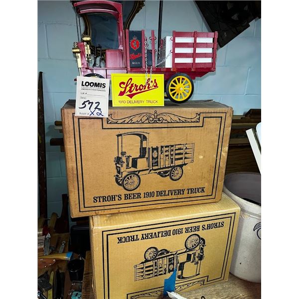 STROH'S BEER TRUCKS  X 2 PC