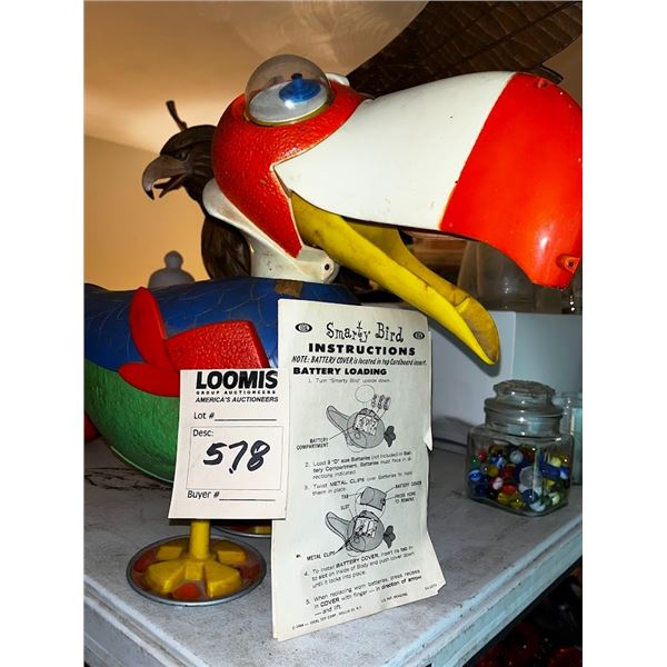 VINTAGE SMARTY BIRD TOY