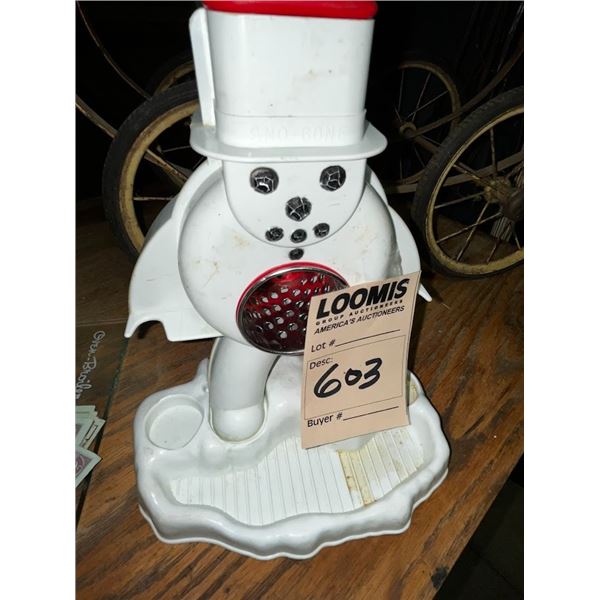 VINTAGE SNOW CONE MAKER