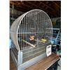 Image 1 : VINTAGE METAL BIRD CAGE