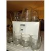 Image 1 : 7 PC GLASS / ECTECHED WATER PITCHER AND GLASSES