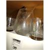 Image 2 : 7 PC GLASS / ECTECHED WATER PITCHER AND GLASSES
