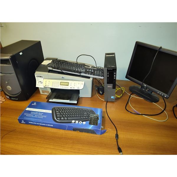 DELL COMPUTER W/PRINTER /WORKS