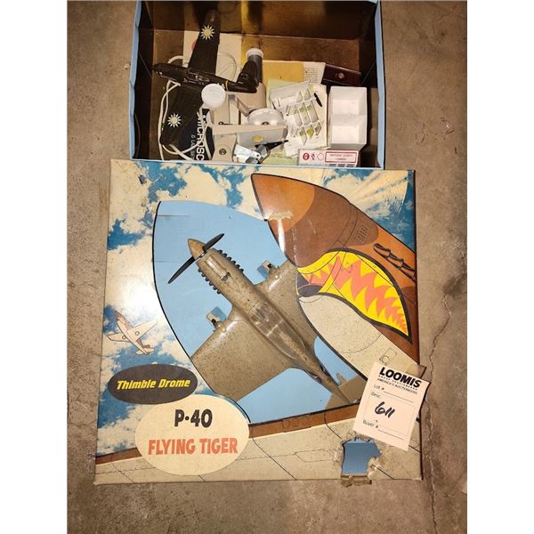 FLYING TIGER (W ENGINE) AIRPLANE  OTHER VINTAGE TOYS