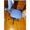 Image 1 : VINTAGE BLUE FABRIC CHAIR
