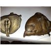 Image 2 : TWO HEAVY BRASS ASHTRAYS
