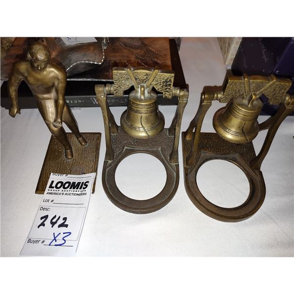BRONZE FIGURAL ASHTRAY
