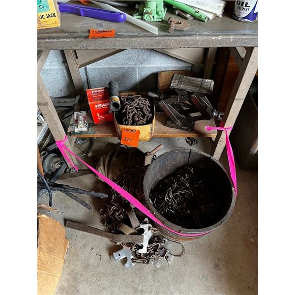ASS/T TOOLS,CHAINS, CAR JACK