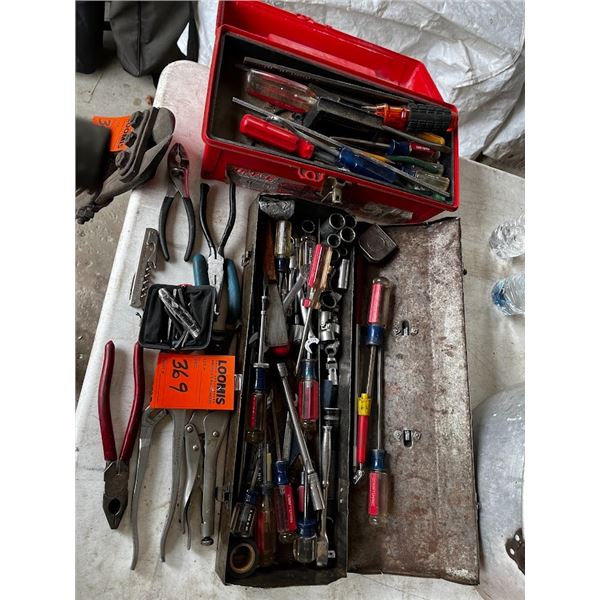ASS/T TOOL BOXES AND TOOLS