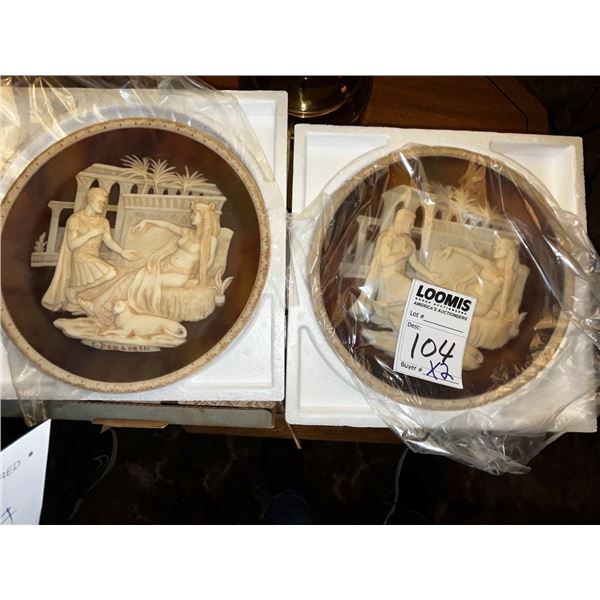 NEW ALABASTER COLLECTOR PLATES