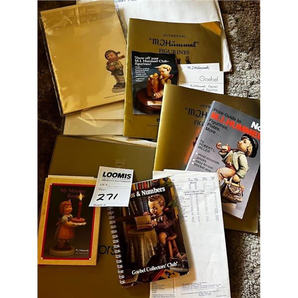 ASSORTMENT OF HUMMEL COLLECTOR BOOKS