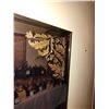 Image 2 : LARGE  VINTAGE BEVEL MIRROR