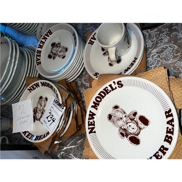 27 PC VINTAGE NEW MODEL BAKERY ,SHENANGO POTTERY, LOGO