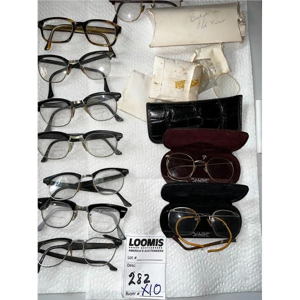 ANTIQUE EYE GLASS COLLECTION (10 PR)