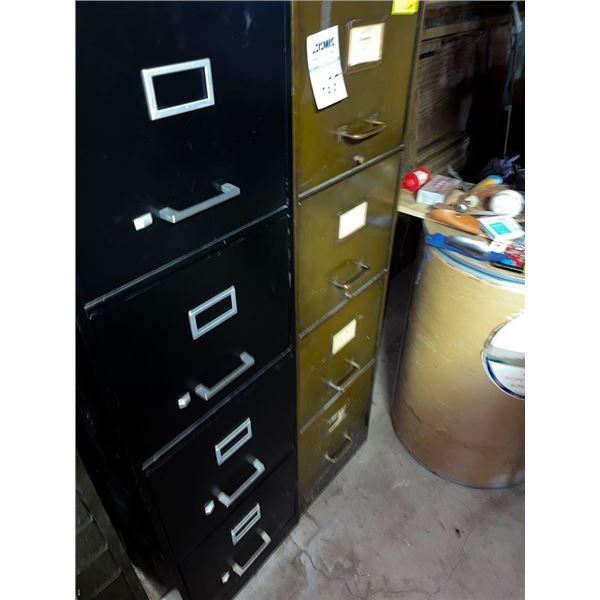 METAL UPRIGHT FILE CABINETS