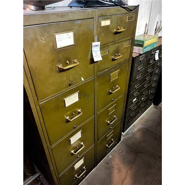 PAIR FILING CABINETS