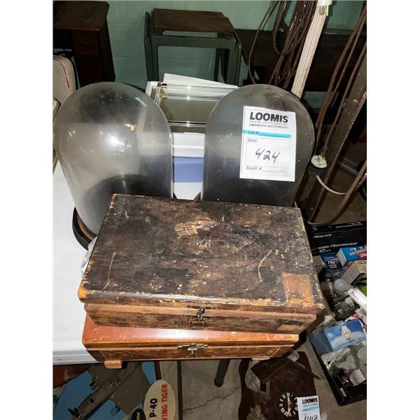 ANTIQUE DISPLAY DOMES