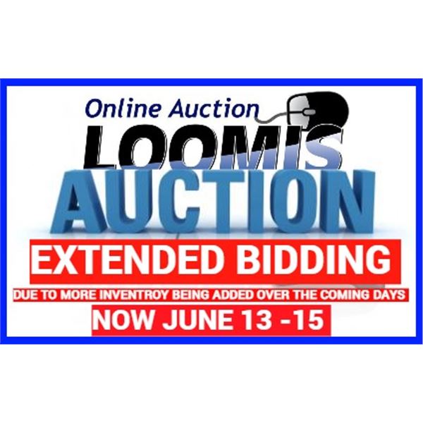 BIDDERS : LOTS WILL CLOSE OUT EVERY 45 SECONDS IN THIS SESSION