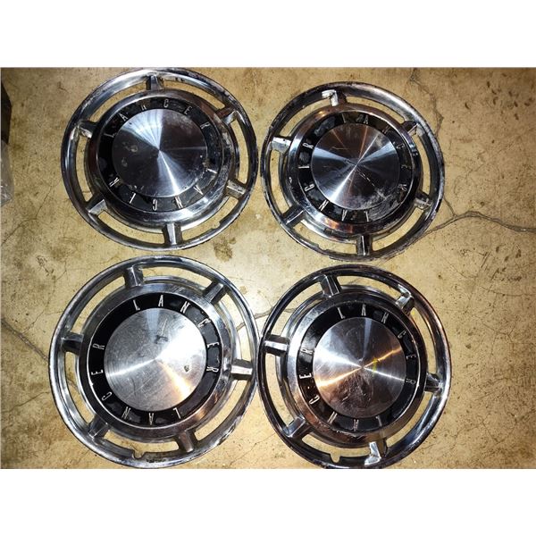 1950's DODGE LANCER FACTORY HUB CAPS (S/4)