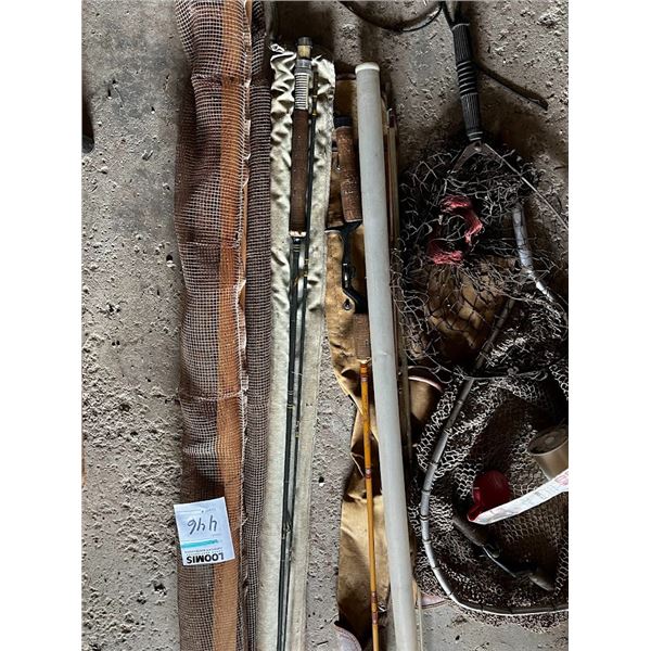 ANTIQUE FISHING LOT