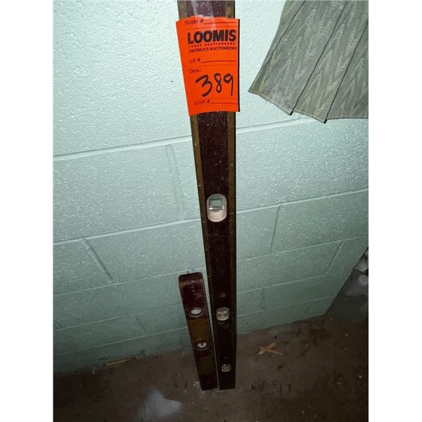 S/2 WOOD LEVELS/  GOOD