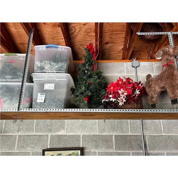 LARGE LOT OF CHRISTMAS SEASONAL DECOR