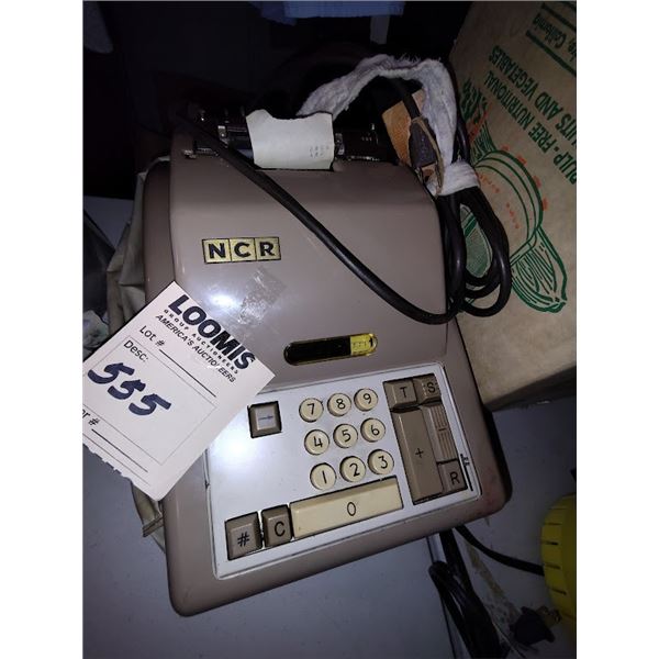 VINTAGE NCR OFFICE CALCULATOR/ VERY GOOD