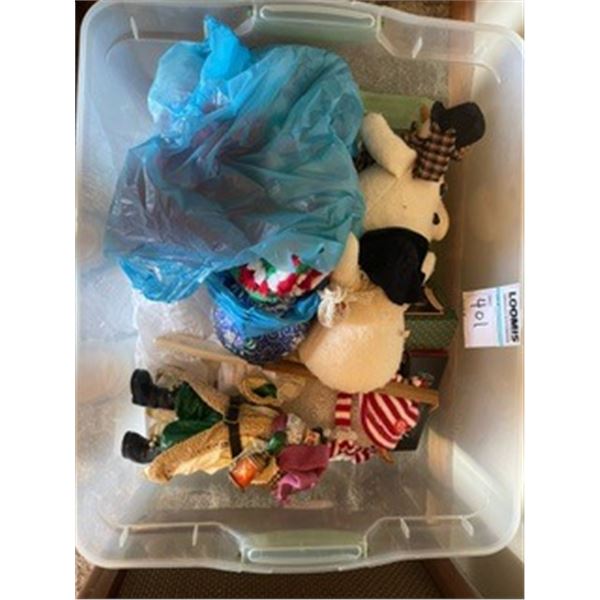 Holiday box of items
