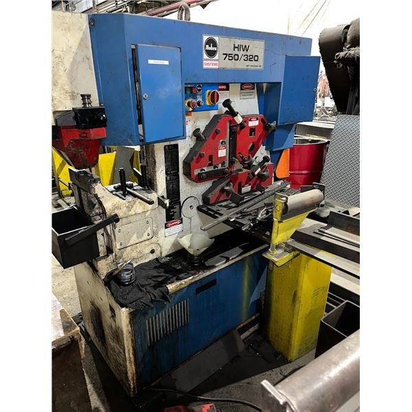 MUBEA HIW  750/320 PRESS SHEAR : 82 TON PRESS CONDITION VERY GOOD