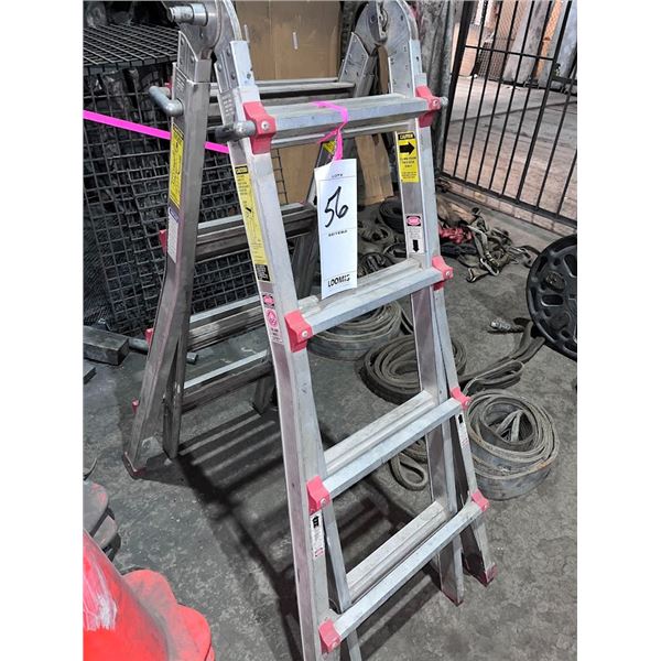 ALUMINUM FOLDING LADDER