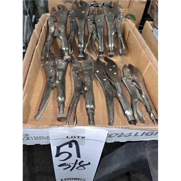 S/8 MOSTLY VISE GRIP  LOCK PLIERS