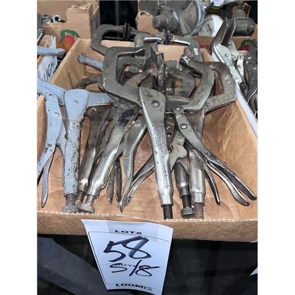 MOSTLY VISE GRIP CLAMP PLIERS S/8