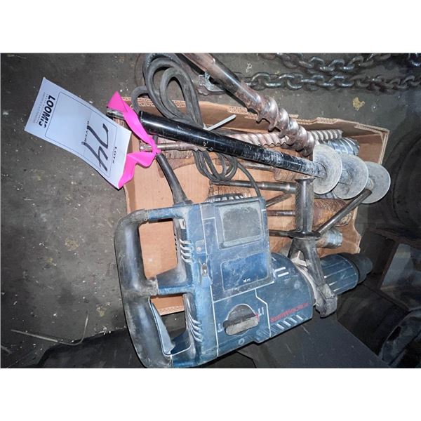 BOSCH DEMO HAMMER W HEADS / RUNS