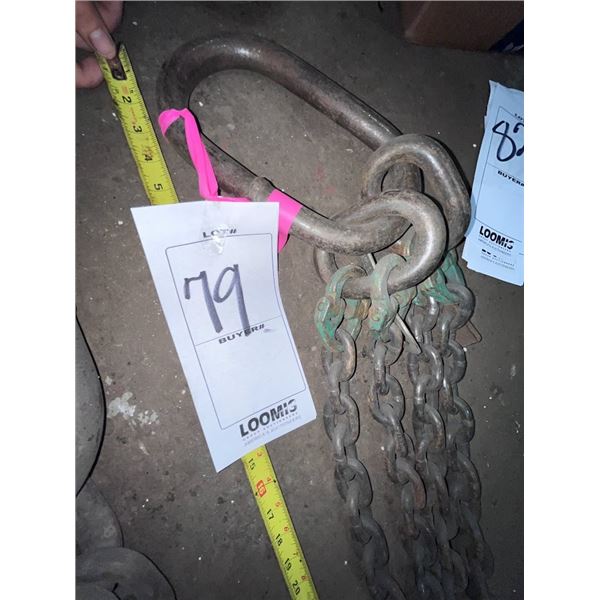 CROSBY KUPLEX 12 FT : #10 3/8 4 HOOK CHAIN SLING