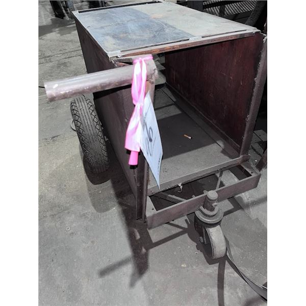 3 WHEEL SHOP CART W LIFT OFF TOP