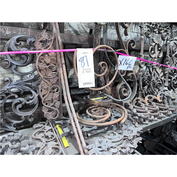 NEW ASST CAST & IRON ORNAMENTAL  ITEMS UP TO 30 INCH X 160