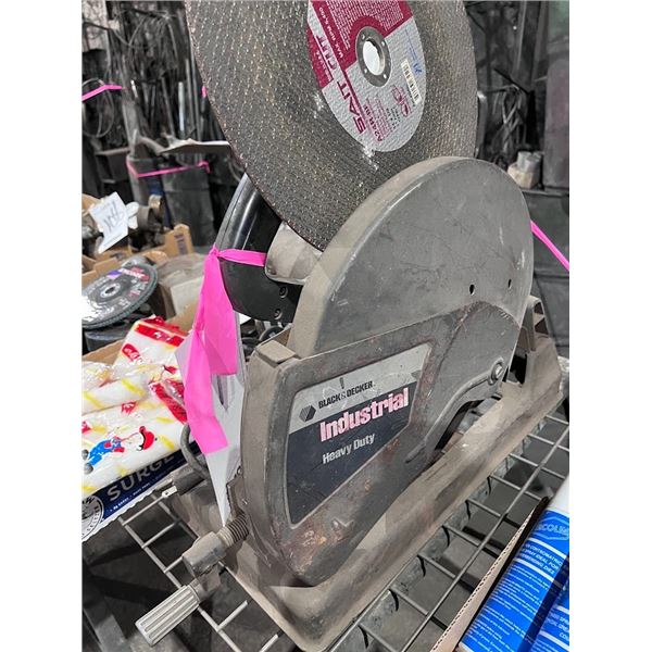 B&D IND CUT OFF SAW / RUNS