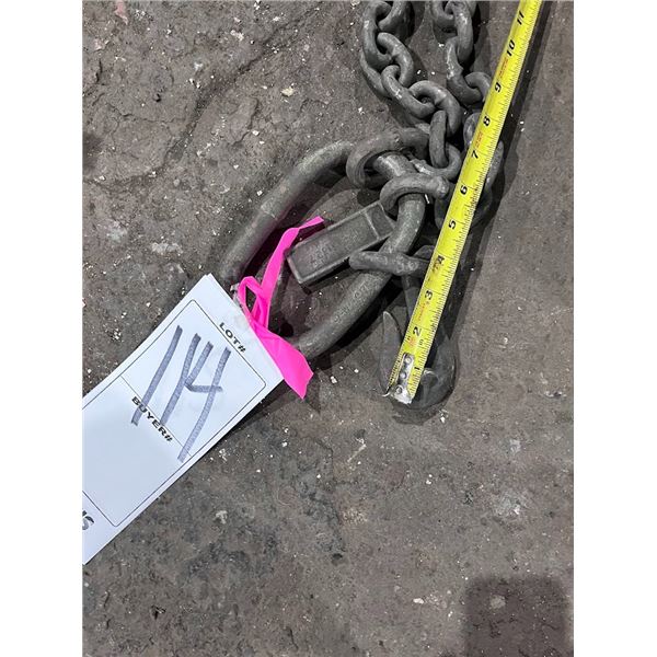 APPROX 8 FT OPEN HOOK LIFT CHAIN UNIT