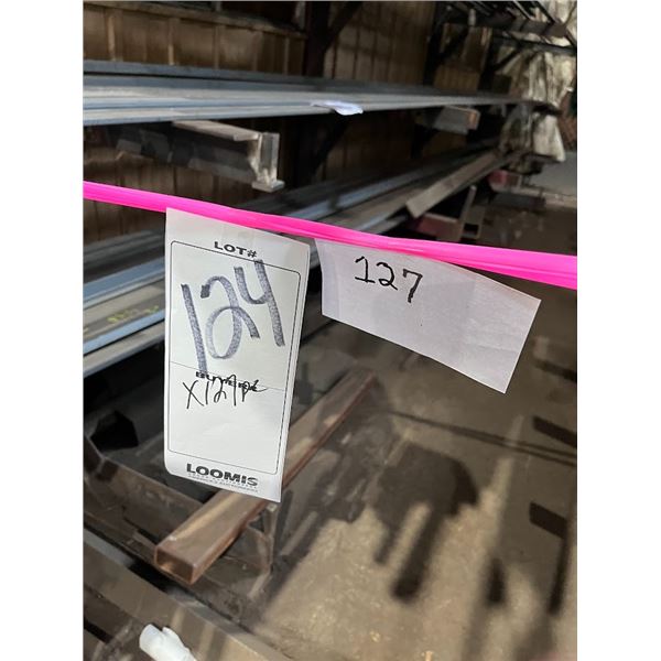 127 PCS X NEW STEEL & ALUM STOCK (MOSTLY 20 FT LENGTHS  )