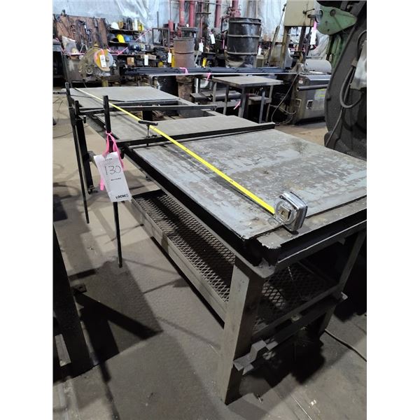3 ' X 8 ' STEEL CUSTOM  WORK BENCH